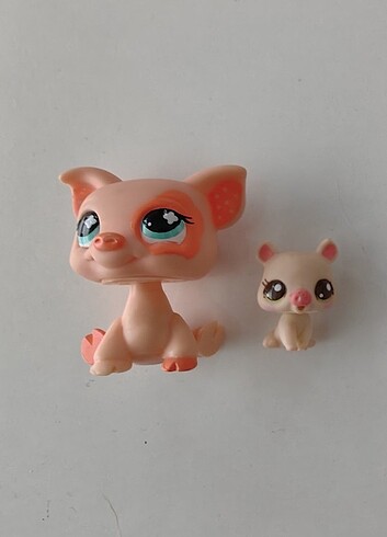 Lps minis domuz ve yavrusu