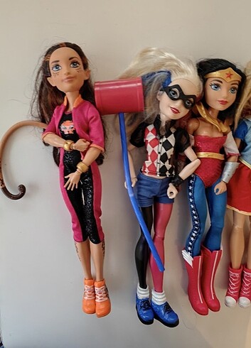  Beden Renk Super hero girls bebekleri koleksiyon