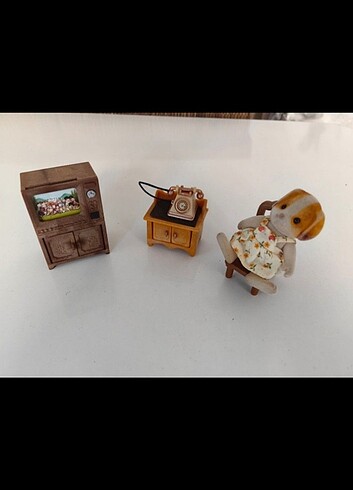 Sylvanian Families tv, telefon köşesi seti