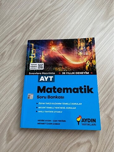 AYT MATEMATİK SORU BANKASI AYDIN YAYINLARI