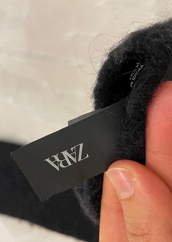 Zara yün karışımlı eldiven - Görsel 3