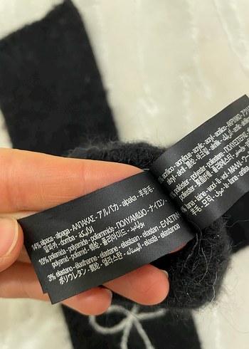 Zara yün karışımlı eldiven - Görsel 4