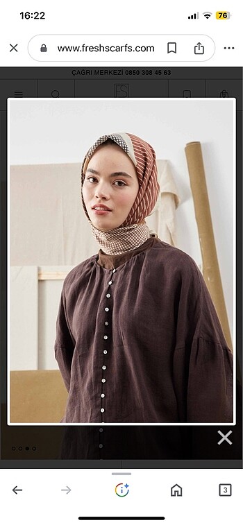 Fresh Scarfs pamuk ipek eşarp