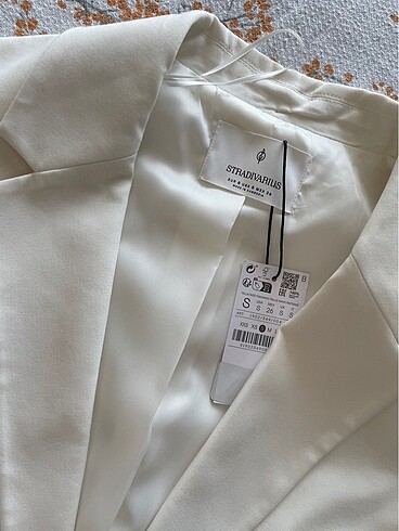 s Beden beyaz Renk Stradivarius blazer ceket