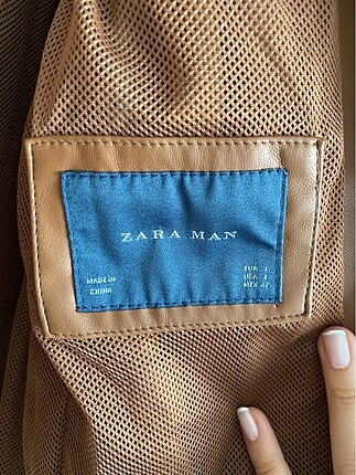 l Beden Zara Man Deri Ceket