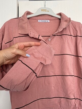 Pull&Bear Çizgili Sweatshirt