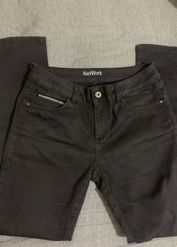 Network Siyah Fume Jean Pantolon