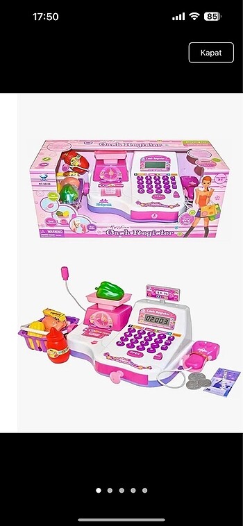 Sesli ışıklı kasa