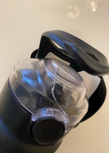 Siyah MAVİ Yazılı Çocuk Termosu - Görsel 3