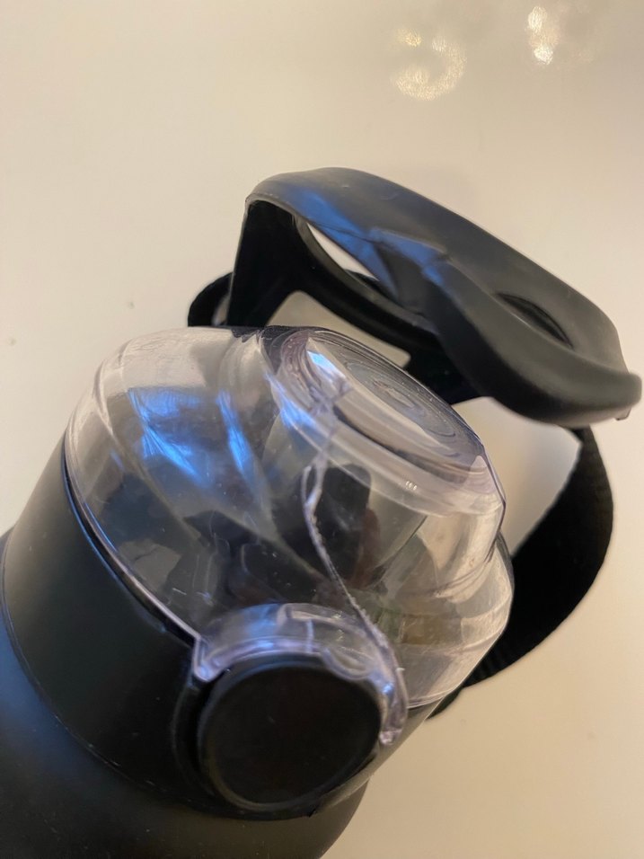 Siyah MAVİ Yazılı Çocuk Termosu - Görsel 3