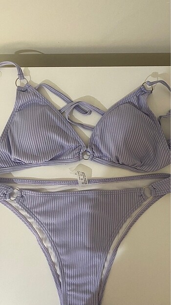 s Beden Lila bikini takımı