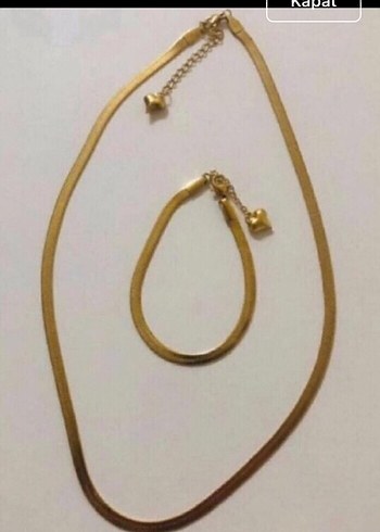 Accessorize Minimalist Altın Yılan Desenli Kadın Kolye