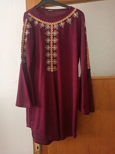 40 Beden Bordo tunik 