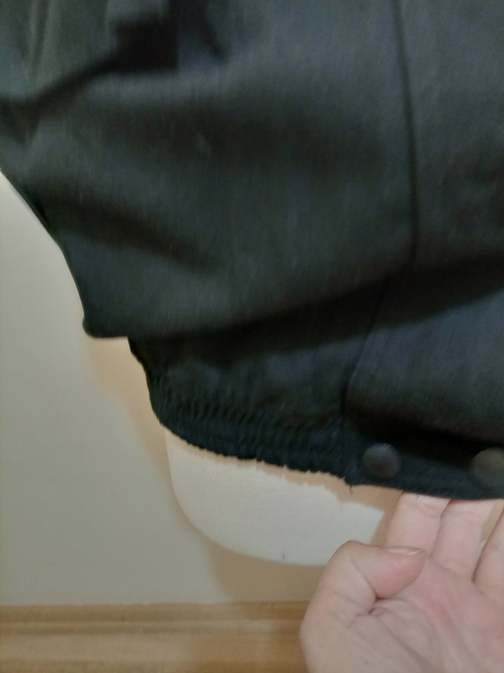 Düğmeli Siyah Gotik Kadın Yelek - Görsel 5