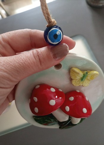 Renkli Mantar ve Kelebek Figürlü Duvar Süsü - Görsel 5