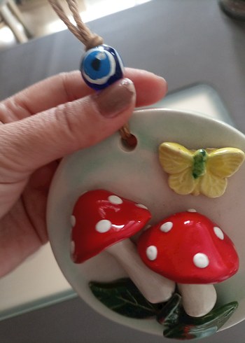 Renkli Mantar ve Kelebek Figürlü Duvar Süsü - Görsel 6