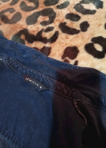 Citcitli  Lacivert Denim Kadın Gömlek - Görsel 7