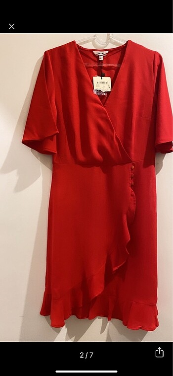 KOTON kırmızı etiketli elbise