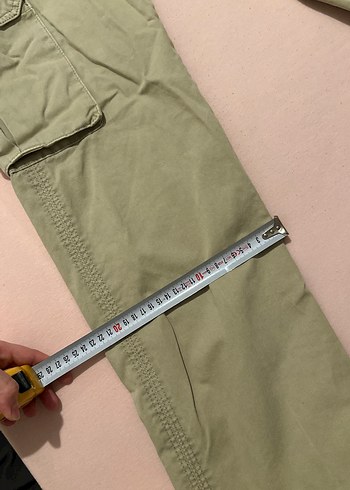 Erkek Keten Gri Kemerli Bol Kesim Pantolon - Görsel 3