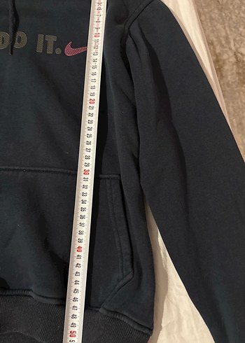 Siyah Kapüşonlu Nike Sweatshirt - Görsel 5