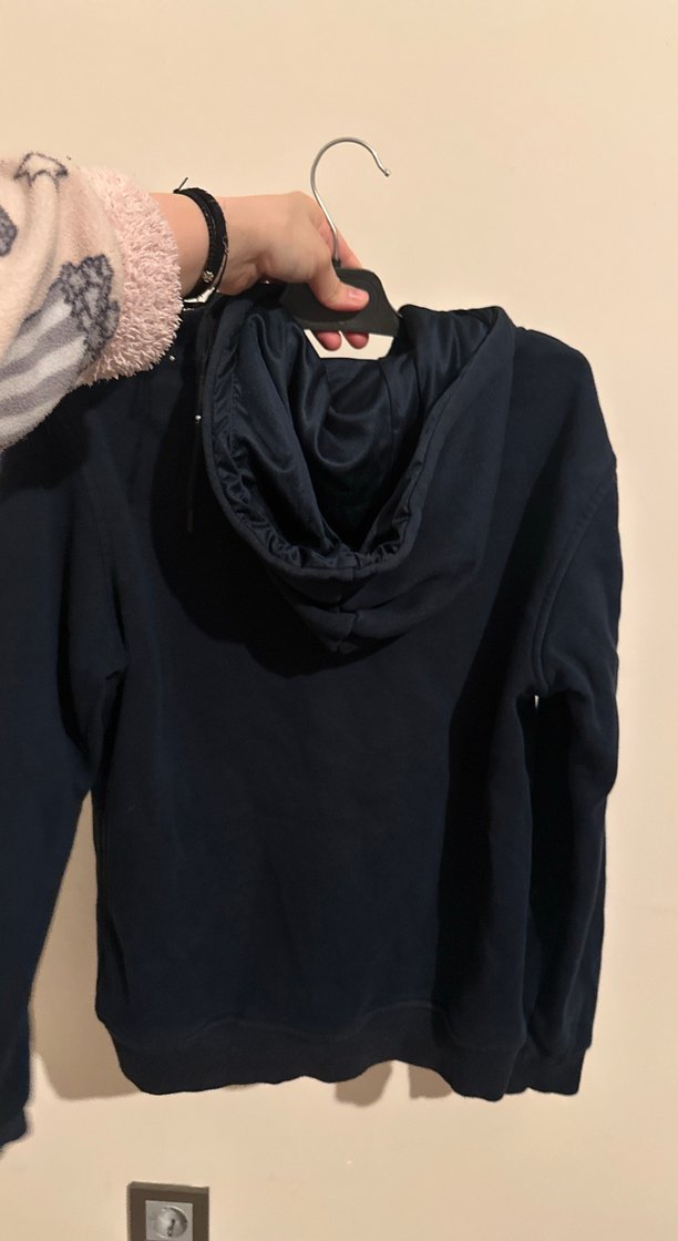 Siyah Kapüşonlu Nike Sweatshirt - Görsel 2