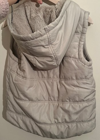 Bej Düğmeli Kadın Yelek - Görsel 2