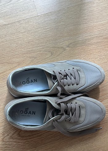 Hogan Bej Platform Topuklu Kadın Spor Ayakkabı