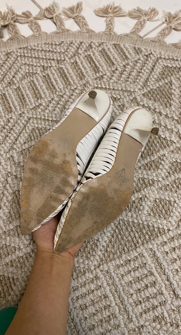 Beyaz  Kadın Stiletto Espadril - Görsel 3