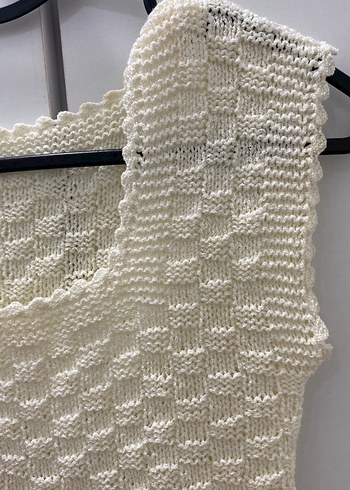 Beyaz Triko Kolsuz - Görsel 3