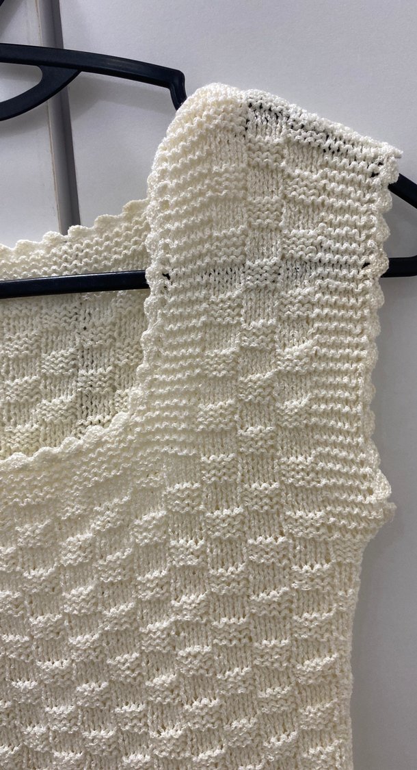 Beyaz Triko Kolsuz - Görsel 3