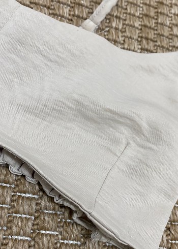 Çiçek Desenli Dantel Detaylı Bohem Üst - Görsel 5