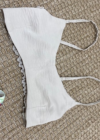 Çiçek Desenli Dantel Detaylı Bohem Üst - Görsel 2