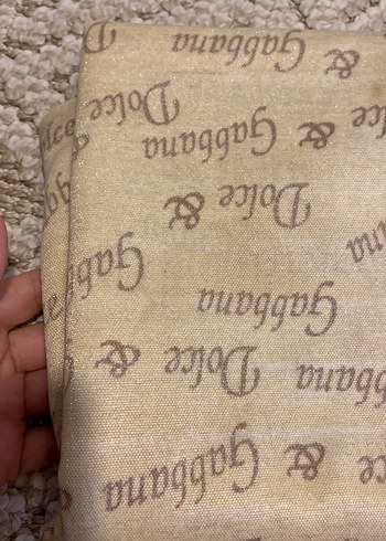 Parlak Altın Renkli Baskılı Bohem Masa Örtüsü - Görsel 4