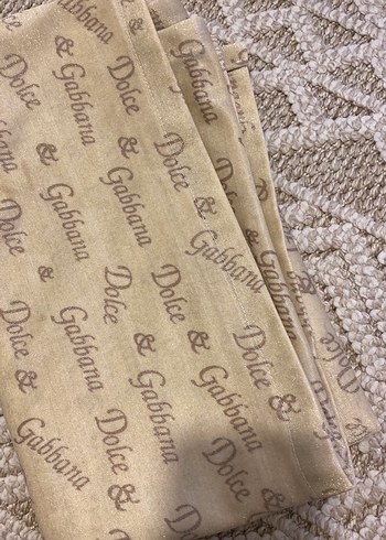 Parlak Altın Renkli Baskılı Bohem Masa Örtüsü - Görsel 3