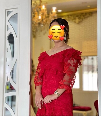Kırmızı abiye