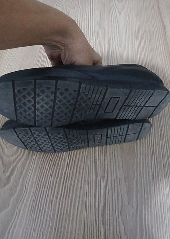 39 Beden siyah Renk Diamante deri loafer ayakkabı