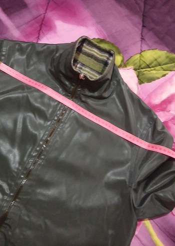 Hakim yaka deri ceket - Görsel 7