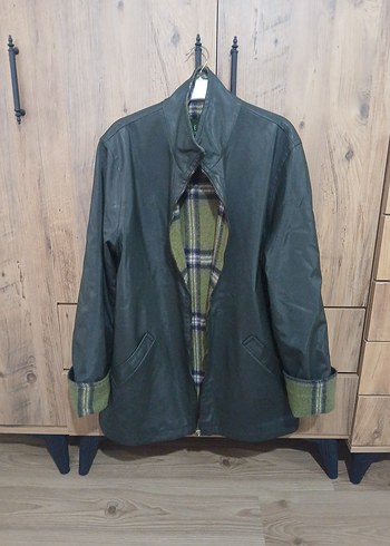 Hakim yaka deri ceket - Görsel 2