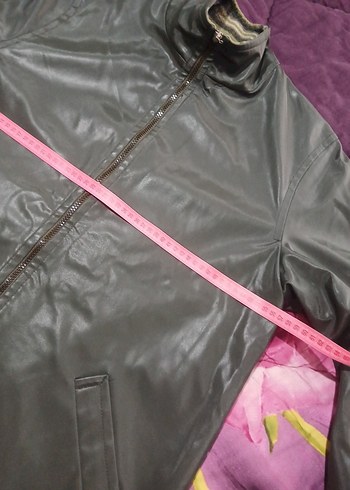 Hakim yaka deri ceket - Görsel 5