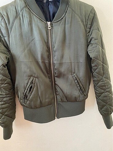 36 Beden haki Renk Bomber ceket