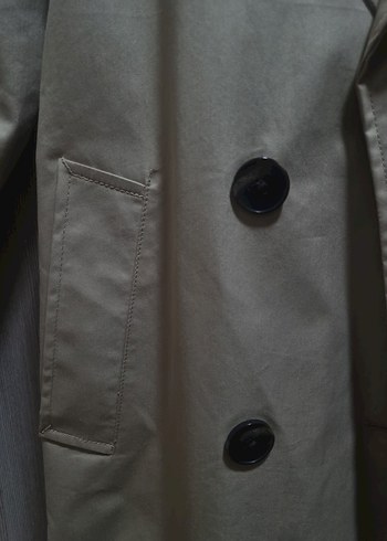 Bej Kadın Uzun Trençkot - Görsel 8