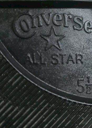 converse chuck taylor all star fırfırlı siyah sneaker - Görsel 7