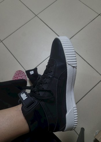 Puma Siyah Spor Kadın Sneakers - Görsel 4