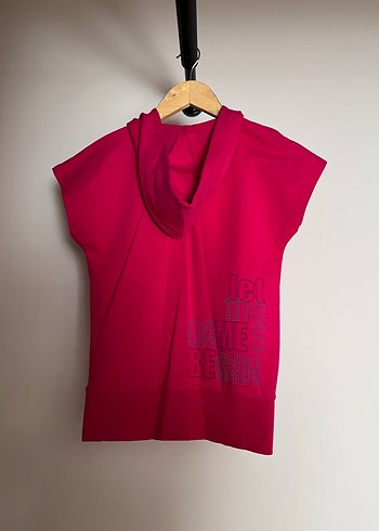 Kızlar İçin Pembe V Yaka Kolsuz Yelek - Görsel 2