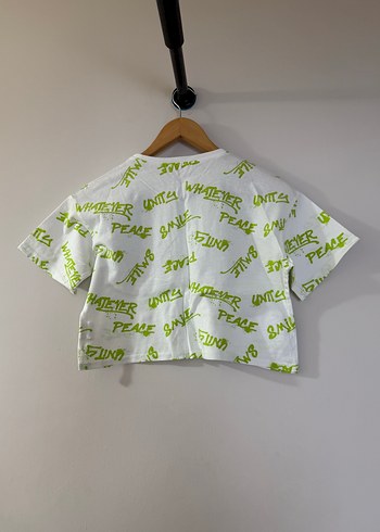 Renkli Baskılı Kız Tişörtü - Görsel 2