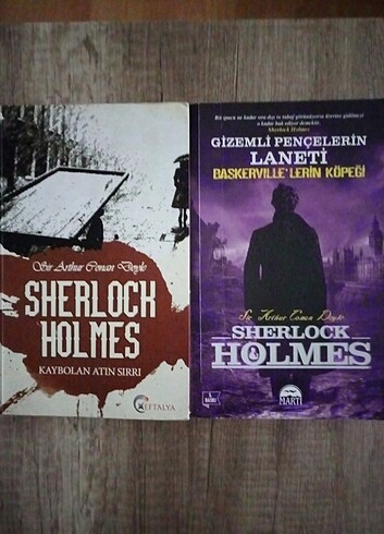 2 kitap Sherlock Holmes 