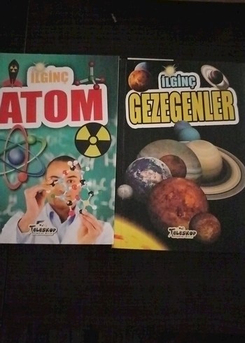 İlginç Atom ve Gezegenler Çocuk Kitapları