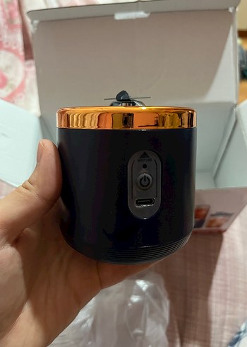  Beden Renk Mavi Çift Bardaklı Blender şarjlı