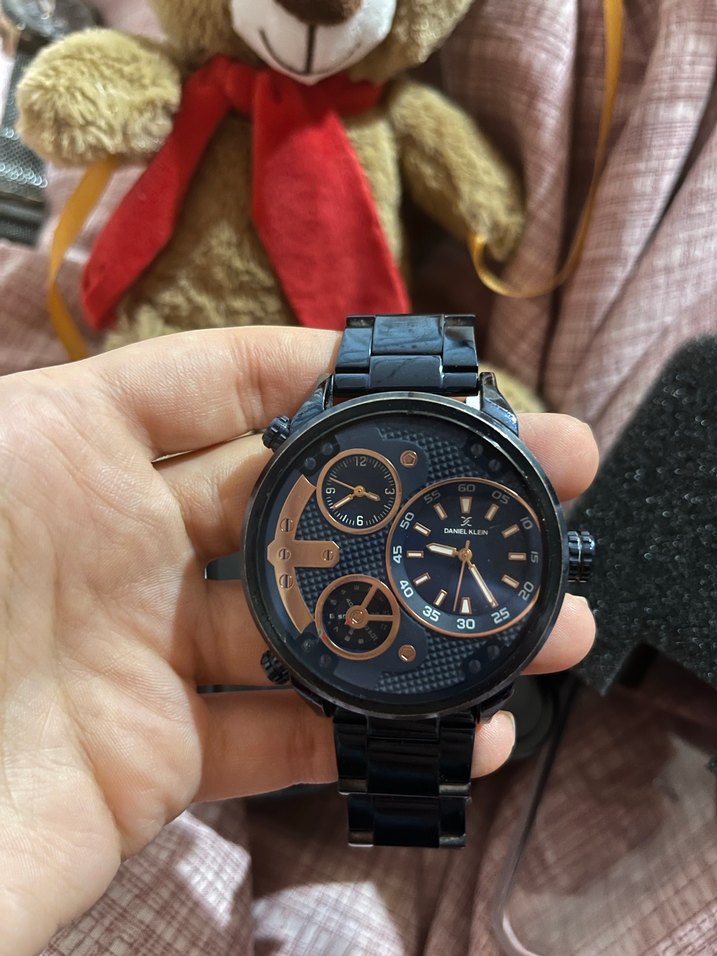 Erkek Siyah İş Tarzı Rock Punk Kol Saatleri - Görsel 3