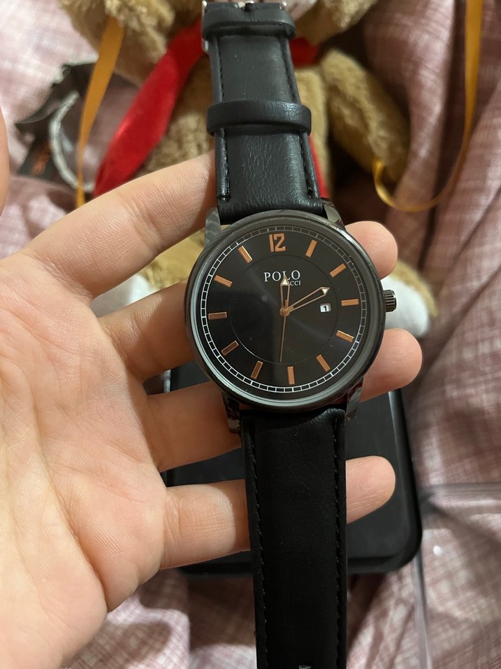 Erkek Siyah İş Tarzı Rock Punk Kol Saatleri - Görsel 2